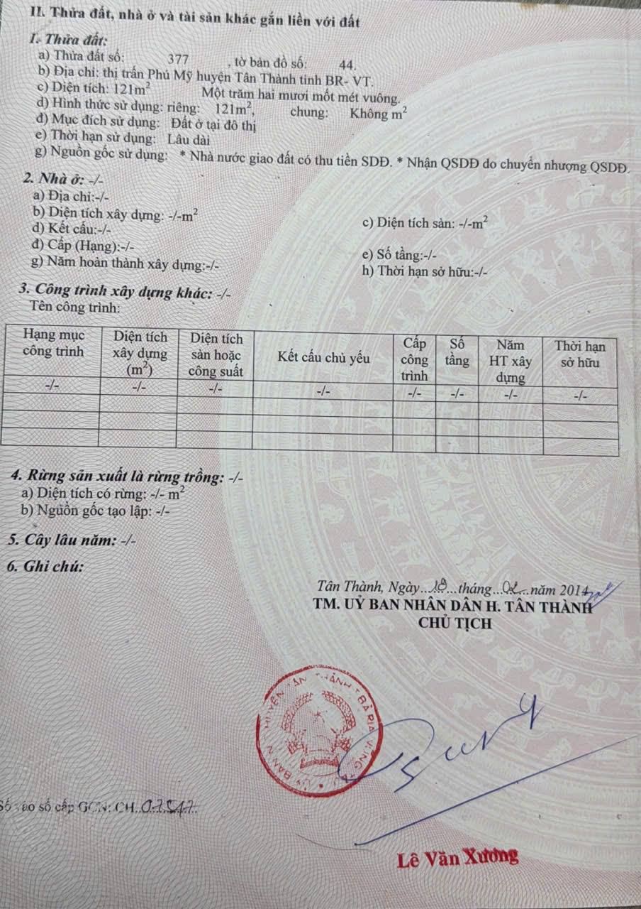 Bán lô 02 mặt tiền TDC Hodeco, phường Phú Mỹ, TPHCM