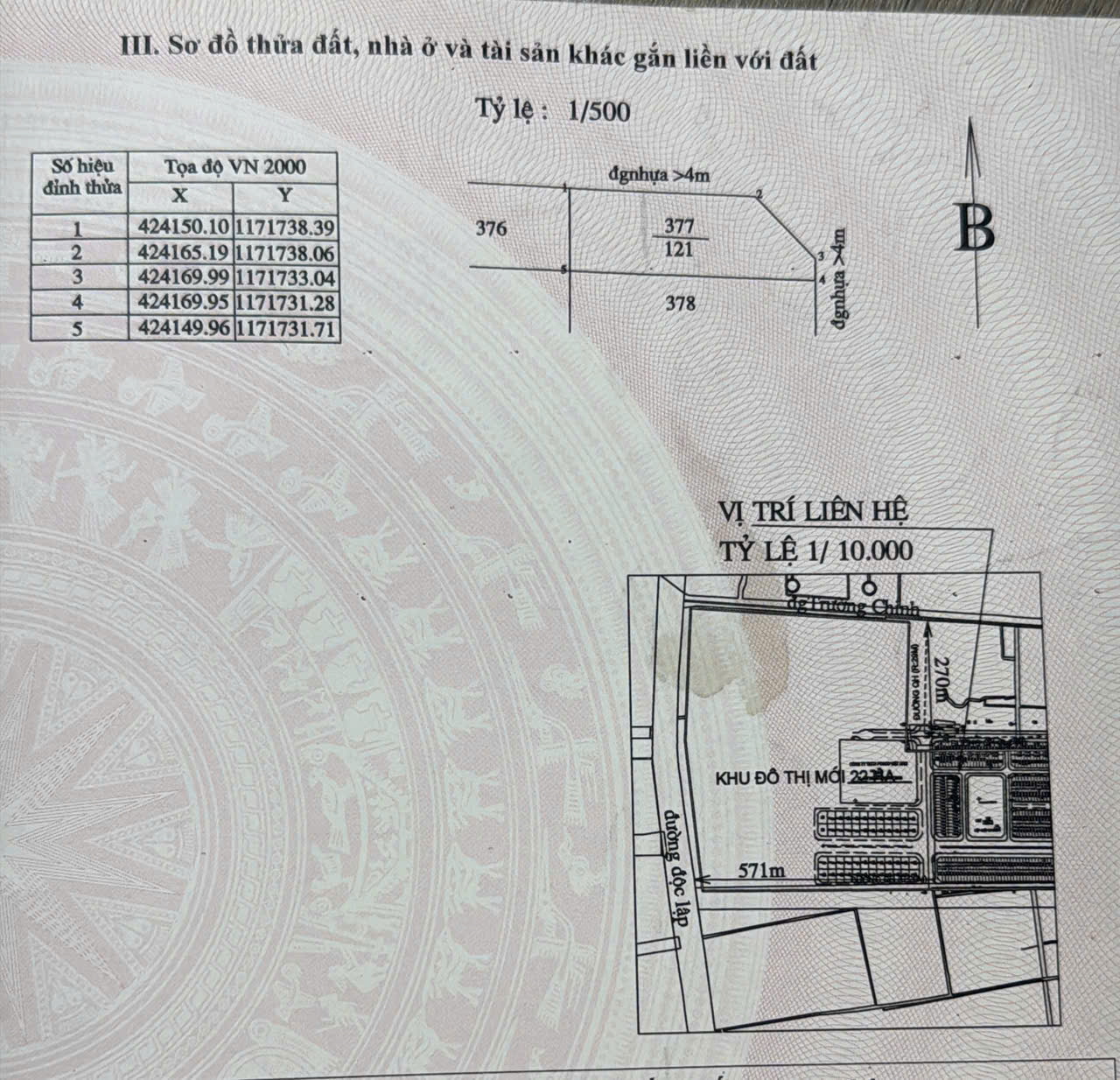 Bán lô 02 mặt tiền TDC Hodeco, phường Phú Mỹ, TPHCM