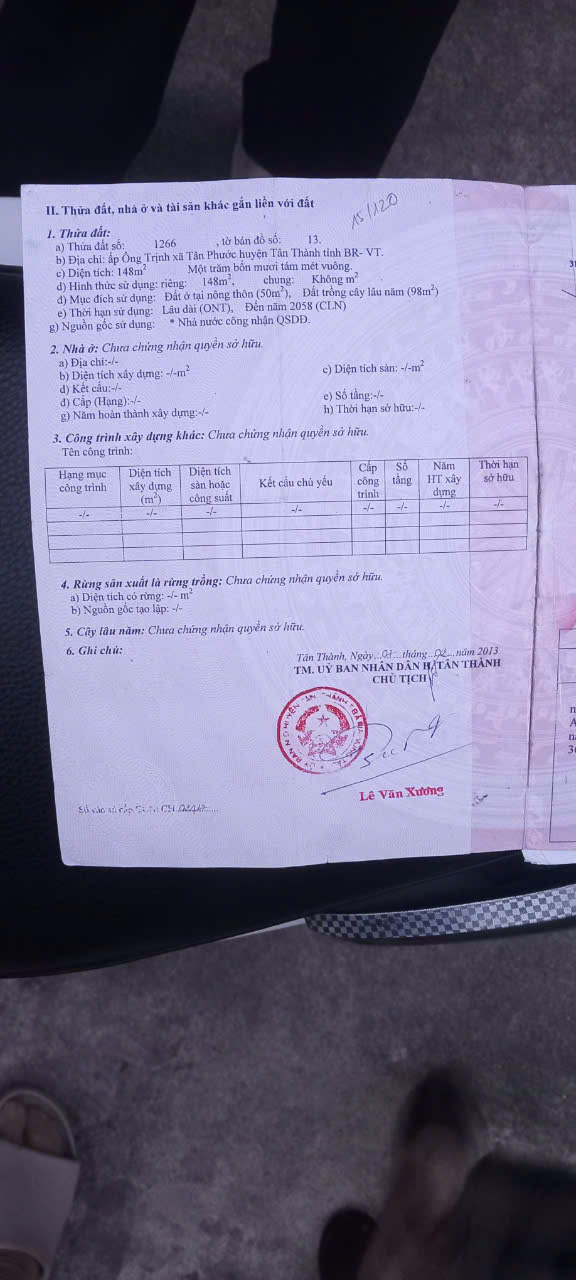 Bán dãy trọ thu nhập ổn định tại Tân Phước, BRVT
