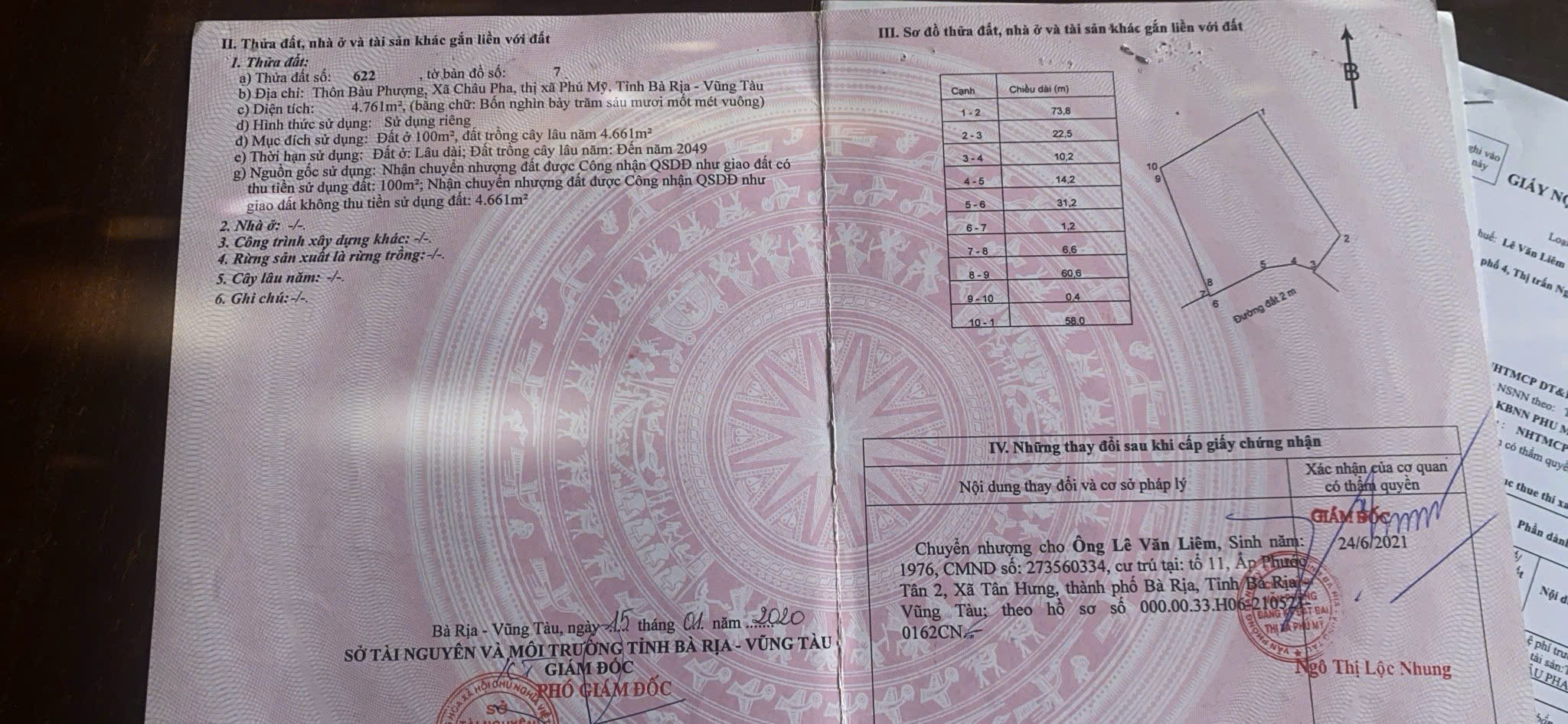 Lên lô 4000m2, có sẵn 100m2 thổ cư giá nhà đầu tư